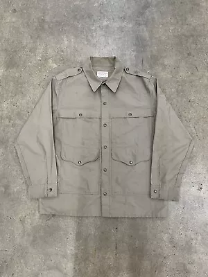 CC FILSON Vintage Men's Cruiser Gray Cotton 50/50 Outerwear Jacket Coat Size 46 • $150