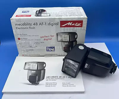 Metz Mecablitz 48 AF-1 DIGITAL For Nikon MB 48AF-1 N Electronic Camera Flash • £95.98