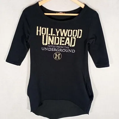 Hollywood Undead Notes From The Underground Dress Black /Gold UK Size 8-10 RARE! • £38.99