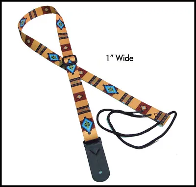 Legacystraps Mandolin Strap Ukulele Strap Southwest Pattern • $15.95