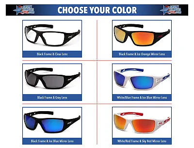 Pyramex Velar Safety Glasses Sunglasses Work Eyewear Choose Lens Color ANSI Z87+ • $12.59