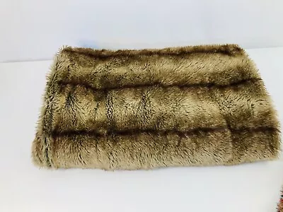 MK Home Faux Fur Throw Blanket • $28.87