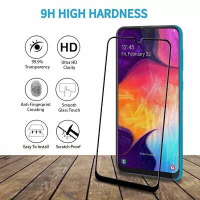 2/4Pcs Tempered Glass HD For Samsung Galaxy A70 A50 A40 Clear Screen Protector • $6.01