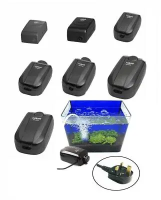 £13.45 • Buy Aquarium Fish Tank Air Pump Single And Twin Outlet HIDOM Tropical Marine