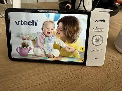 VTech RM7767HD Baby Monitor White Smart Wi-Fi 1080p Pan & Tilt Camera Complete • £50