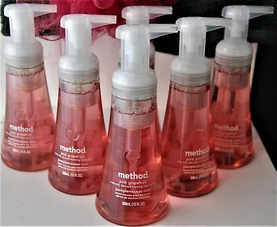 METHOD Foaming Liquid Hand Soap PINK GRAPEFRUIT W/Vitamin E & Aloe 10 Oz 6-Pack • $28.77