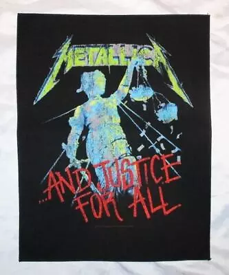 Metallica Justice For All Large Back Patch Heavy Metal • $14.36