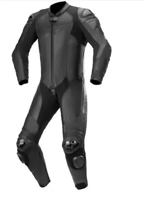 FZS-042 Premium Cowhide Leather Motorcycle Racing Suit | One Piece | CE Approved • $429.99