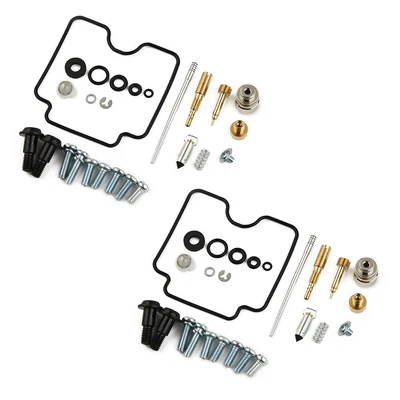 $16.47 • Buy 2 Sets For V-Star 1100/XVS1100 1999-2009 Carburetor Repair Kit Air Screw Parts