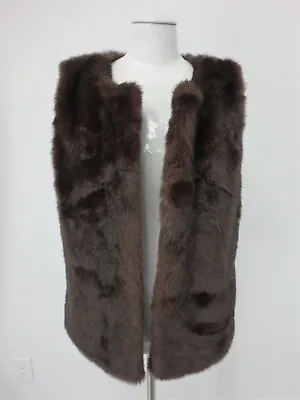 Mink  VEST Coat Jacket M  Women's 33928 • $28