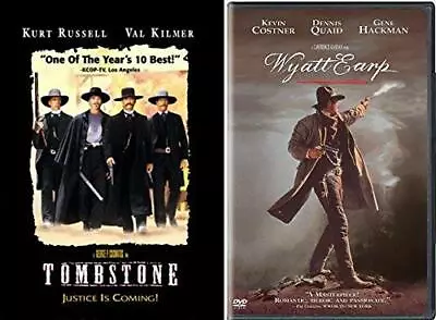 Tombstone & Wyatt Earp 2 DVD Set Widescreen NEW • $26.99