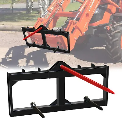 $359.95 • Buy 3 Point Hay Bale Spear Attachment 49''inch Tractor Skid Steer Loader Quick Tach