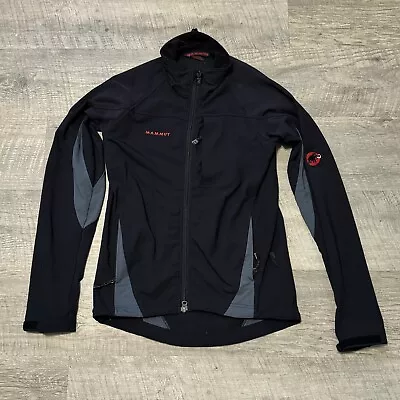 Mammut Men’s Soft Shell 3XDry Full Zip Performance Jacket Medium Black • $44.99