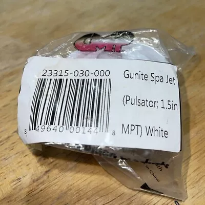 CMP 23315-030-000 Spa Master Gunite Spa Therapy Pulsator Jet 1.5  - White • $22