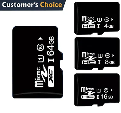 Ultra SD SDHC TF Flash Memory Card Class10 + SD Adapter 4GB 8GB 16GB 32GB 64GB • $15.93