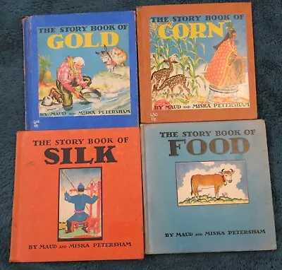 The Story Book Of..Series - 4 By Maud & Miska Petersham 1930s & 40s • $18