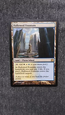 Hallowed Fountain - Return To Ravnica - Magic The Gathering - MTG - RTR • $8.99