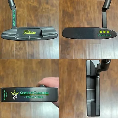 Scotty Cameron Pro Platinum Newport 2 Putter - Xtreme Dark Finish - Masters • $479.95