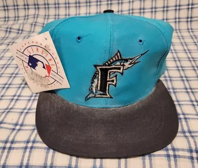 Vintage Florida Marlins Snapback Hat With Tag 90s • $9.99