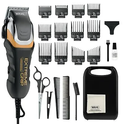 Wahl 79465-300 Extreme Grip Pro Hair Clippers Cutting Kit +24 Pieces Set • $37.96