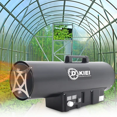 £159.95 • Buy 50KW Industrial Farm Gas Heater Propane LPG Electric Fan Heater Workshop Garage