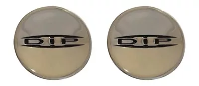 $9.99 • Buy DIP Wheels Replacement Center Cap Logo Stickers 2 9/16 Or 66MM 2 Pack DIP-2PK