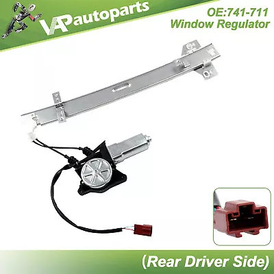 For 1990-1993 Honda Accord Power Window Regulator Rear Left With Motor • $31.89