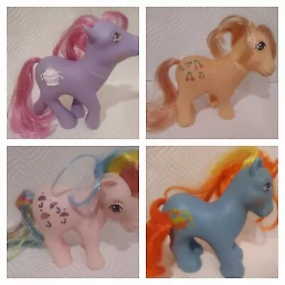 G1 My Little Pony Lot Of 4 Ponies Hong Kong • $31.25