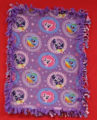 Handmade Baby / Pet  Fleece Tied Security Blanket - My Little Pony - 24 X 32 • $16.20