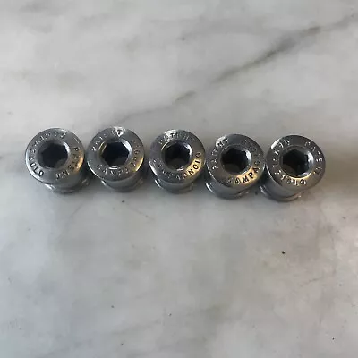 Vintage Set Of Five (5) CAMPAGNOLO Chainring Bolts.    (NJ) • $50