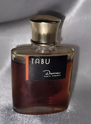 Vintage Tabu By Dana Perfume Mini Splash Sample Rounded Bottle Samertine Paris • $17