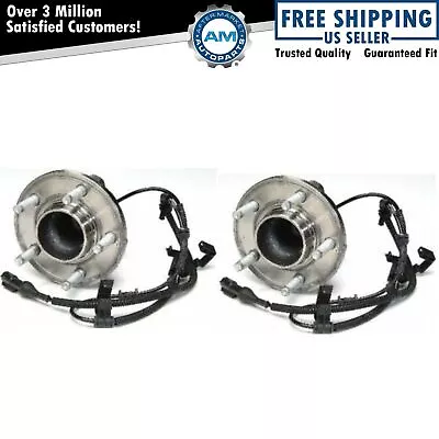 Front Wheel Hub & Bearing W/ Sensor Pair Set For Ford Mercury W/ ABS • $94.60