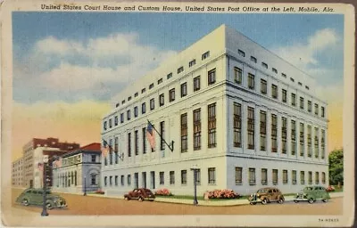 Mobile Ala U.S. Court House & Custom House U.S. Post Office Vintage • $5.95