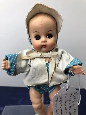 8” Vintage Vogue Ginny Ginnette Vinyl Baby Doll All Original Tagged 1950’s #me • $59.95