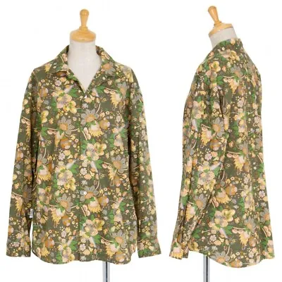 Mademoiselle NON NON Cotton Botanical Printed Long Sleeve Shirt Size M-L(K-76... • $185