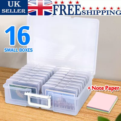 £18.99 • Buy XL Jumbo Photo Storage Box 1600 4x6 Picture Album Organizer Container Craft Case
