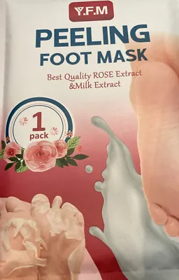 Exfoliating Peel Foot Mask Socks Baby Soft Feet Renewal Removes Dead Skin Callus • £4.99
