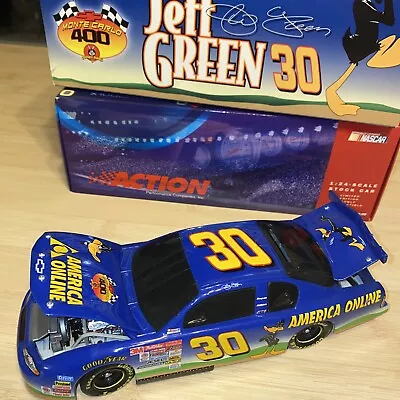 Action 1:24 #30 Jeff Green AOL Looney Tunes Daffy Duck Diecast Bank 1 Of 1008 • $15