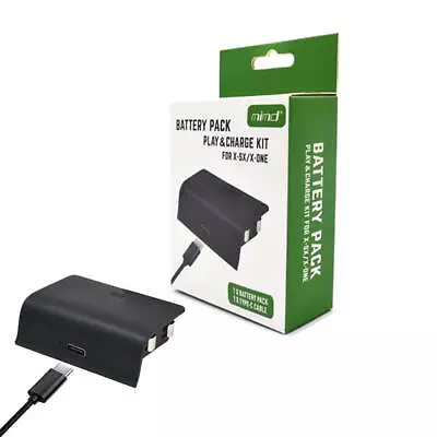 Rechargeable Battery Pack For XBox  Series X/S Controller 1200mAh &Charger Cable • $13.19