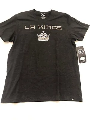 ‘47 Los Angeles Kings Men’s Medium Black Shirt New Nhl Hockey LA • $15