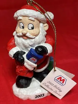 MARATHON Oil CHRISTMAS Santa Claus Ornament W Tag 2003 Series3 5 Of 6 Stocking • $5.99