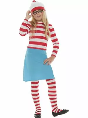 Smiffys Officially Licensed Wheres Wally Wenda Child Costume Large • $48.46