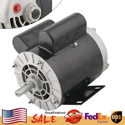 SPL Compressor Duty 2HP Electric Motor 3450 RPM 56 Frame 5/8  Shaft 115/230V US • $129.01