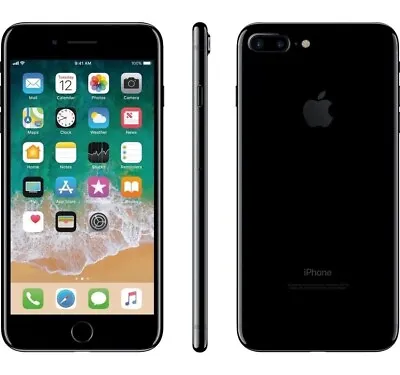 Inc. Box And Cables - Apple IPhone 7 Plus (+): 128GB - Jet Black (Unlocked) • £90