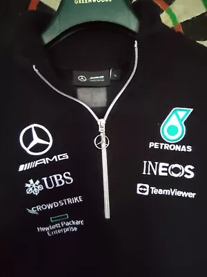 Mercedes F1 - Team Issue  1/4 Zip Fleece Jacket - Large • £30.99
