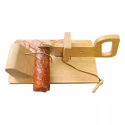 Kitchen Gadget Wooden Slicer Cutter Blade Charcuterie Meat Sausage Dessert Veget • $63.65