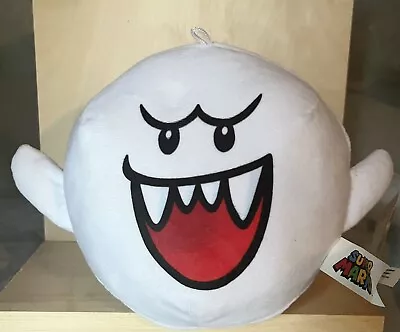 Super Mario Brothers Nintendo BOO Ghost Plush Toy Soft White 7” 2020 • $17.99