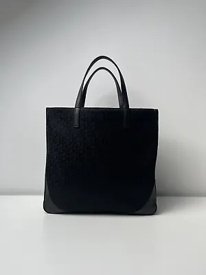 DKNY Medium Fit A4 Signature Monogram Slim Canvas Tote Grab Bag • £30