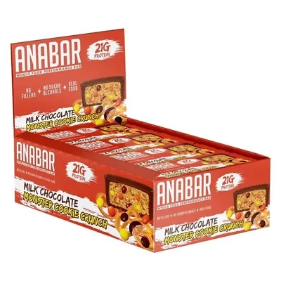 Anabar Real Whole Food Protein Bar 21g Protein New 12 Count Boxes - CLEARANCE!!! • $22.49