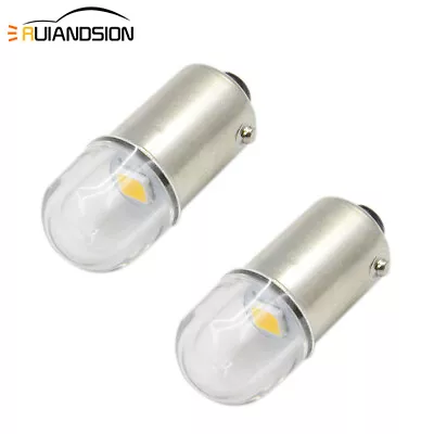 BA9S/ BAX9S/ BAY9S 2835 LED Car Side Marker Light Dome Bulb DC6V/ 12V Warm White • $6.47